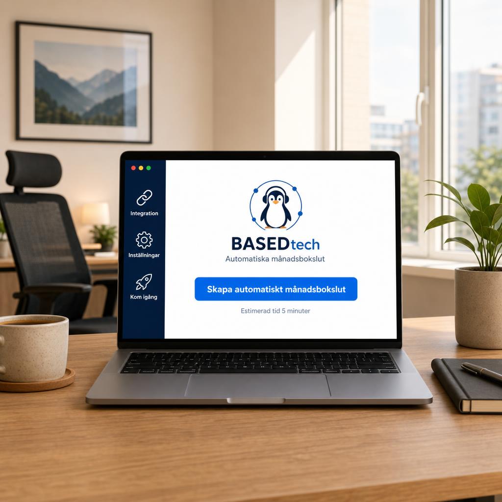 Basedtechs översikt med huvudbok, transaktioner och resultatgrafer i realtid